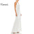 Custom One Shoulder Neck Backless White Satin Elegant Party Prom Gowns Evening Long Dresses For Women