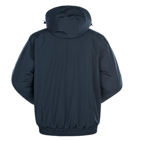 OEM Custom High Quality Wholesales Plus Size Polyester Softshell Windproof Stand Collar Thick Puffer Mens Designer Work Jacket