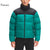 100% nylon stand collar plus size warm bubble jackets color block durable puffer jackets man