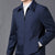 2021 Winter High Quality Men's Outwear Solid Navy Blue Plus Size Work Jackets Zip UP Classic Jackets Man