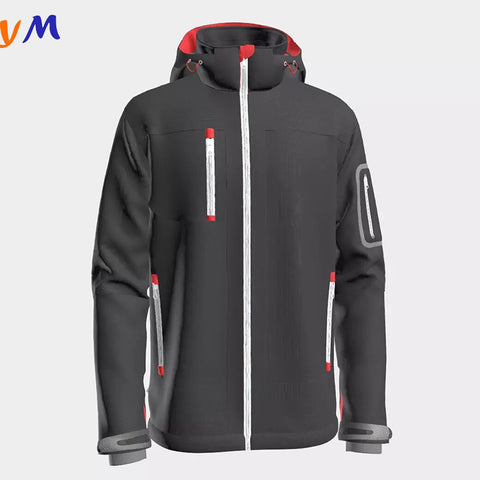 Custom high quality tactical training breathable windbreaker outdoor hiking waterproof rain fleece softshell military jacket