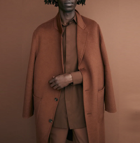 China Factory Custom OEM 100% Cotton Oversized Trench Coat Autumn Coat for Men