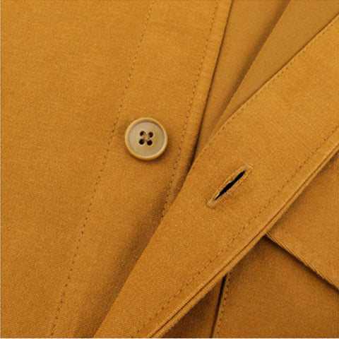 Custom Winter Men's Jacket OEM Loose Fitted Over Sized Casual Coats Turn-Down Collar Cotton Canvas Jackets