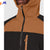 OEM Custom High Quality Wholesale Windproof Color Block Patch Work Full Zip Hooded Men Designer Jacket