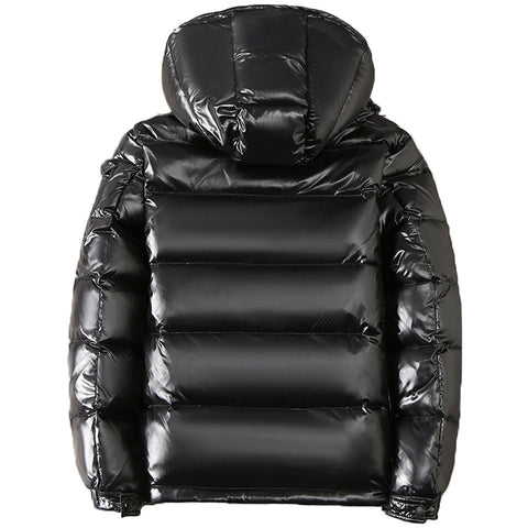 Wholesale Fashion Winter Cotton Custom Designer Man Warm Coats Zipper Hooded Down Bubble Plus Size Men's Puffer Jacket