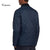 New OEM Men Navy Corduroy Collar Two Front Patch Pockets Winter Classic Quilted Jacket for Men