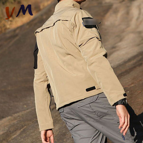 OEM Custom Logo Wholesales New Fashion Waterproof Sports Shooting Outdoor Wind Breaker Softshell Work Men's Jackets