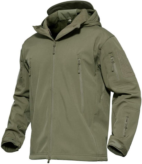 OEM ODM Outdoor Outerwear Hooded Tactical Jacket Water Resistant Soft Shell Snow Ski Winter Men's Coats