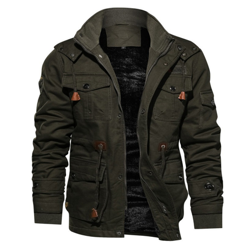 Custom OEM High Quality Mens Winter Coats Fleece Warm Thick Outwear Plus Size Jackets Cool Man Quilted Jacket