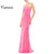 Wholesale Women Asymmetrical Neck Baby Pink Fitting Elegant Luxury Party Prom Gowns Maxi Long Dress