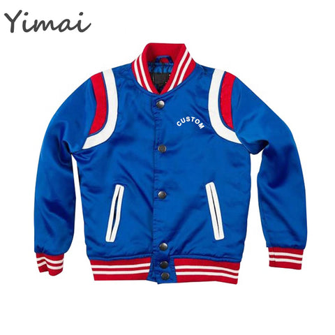 OEM wholesale fashion outdoor silk satin unisex jacket custom baseball plus size designers varsity jackets for men