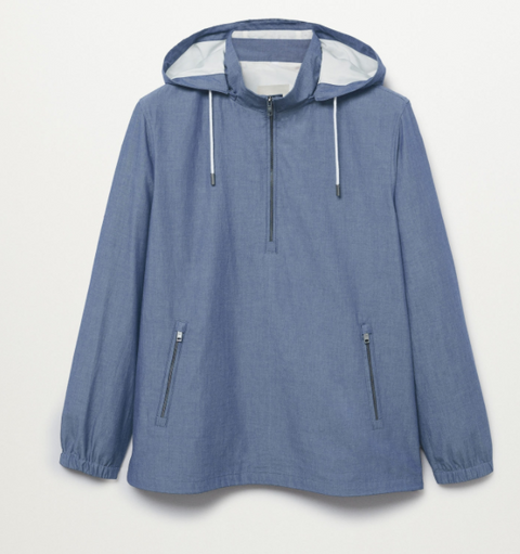 OEM customized logo 100% cotton mens fashion Cotton jacket with zippers