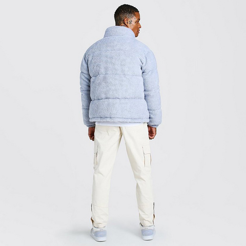 OEM Wholesale Autumn Winter Corduroy Thick Warm Jacket Casual Loose Lambswool Outwear Windproof Zipper Fleece Jacket Men'S Coat