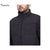 High quality customize men's black zipper stand collar designer fashion style big and tall puff jackets