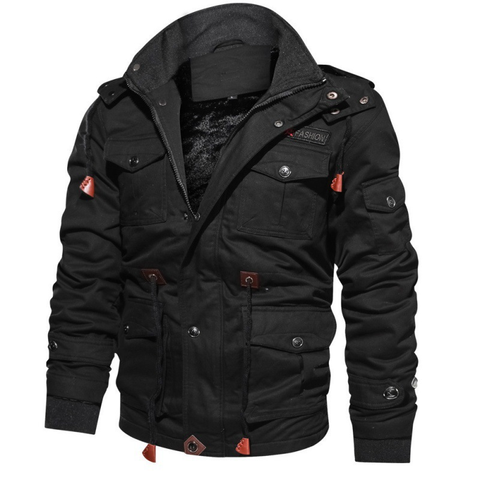 Custom OEM High Quality Mens Winter Coats Fleece Warm Thick Outwear Plus Size Jackets Cool Man Quilted Jacket