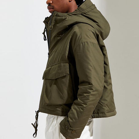 OEM Custom Logo High Quality Wholesale Oversize Outdoor Casual Style Cropped hooded Jackets