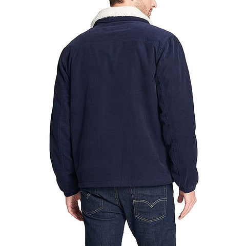 OEM Designer Fashion Cotton Slim Fit Causal Warmth Coat Outdoor Men's Winter Classic Training Sherpa Fleece Trucker Jacket