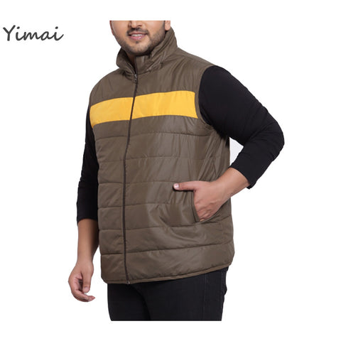 Men's Puffer Quilted Vests & Waistcoats Bubble Warm Men Custom LOGO Sleeveless Heated Vest Jackets for Winter