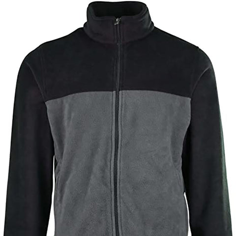 OEM Custom Logo High Quality Wholesale Thick Zip Outdoor Grey Soft Shell Fleece Jackets For Men clothing
