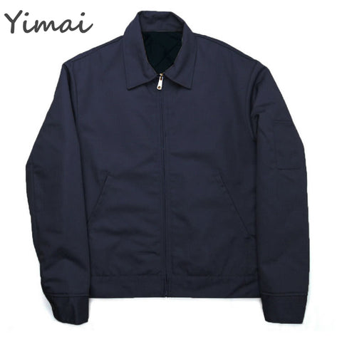 OEM hot sale custom wholesale high quality outdoor casual zip up turn-down collar mens designer work jackets