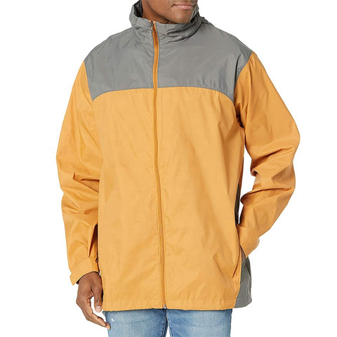 OEM Custom Logo Fashion Winter Woven Slim Fit Patchwork Contrasting Causal Sports Athletic Outdoor Plus Size Men's Jackets