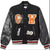 Custom 2022 Winter Man's Coats Leather Sleeve Letters Varsity Jackets Baseball Sports Chenille Embroidery Bomber Jackets