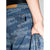 custom mans jeans stamped logo all over printing straight leg designer stretch denim men jeans