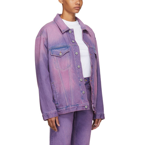 Newly Arrival Stylish Women High Fashion Streetwear Long Sleeves Faded Denim Pouch Designed Distressed Jeans Coat