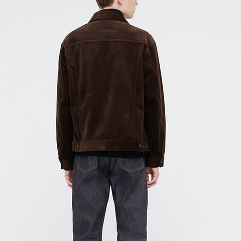 New Arrival Cool Mens Winter Jacket Coat Snaps Turn Down Collar Classic Corduroy Work Jackets Man