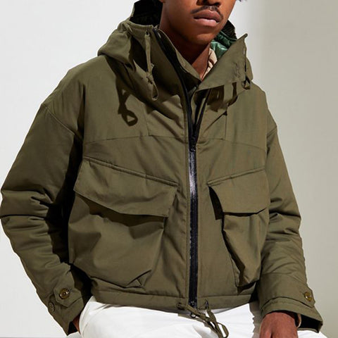 OEM Custom Logo High Quality Wholesale Oversize Outdoor Casual Style Cropped hooded Jackets