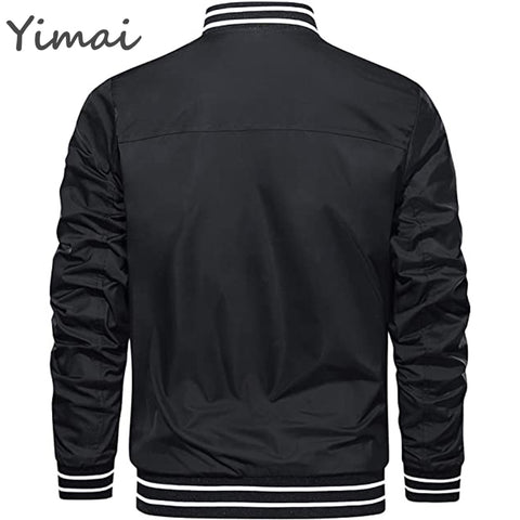 OEM New Arrival Lightweight Windbreaker Spring Fall Full Zip Active Coat Outwear Men's Bomber Jackets