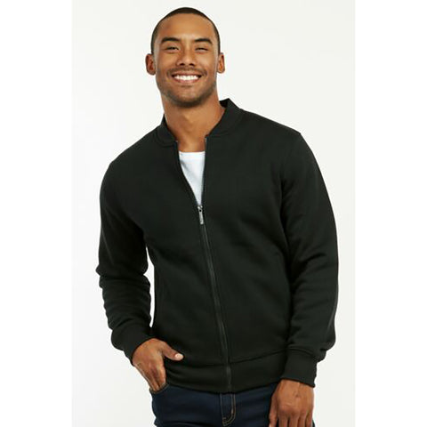 Custom Logo High Quality Essentials Cotton Blend Fleece Classic Outdoor Slim-fit Bomber Men's baseball Jacket