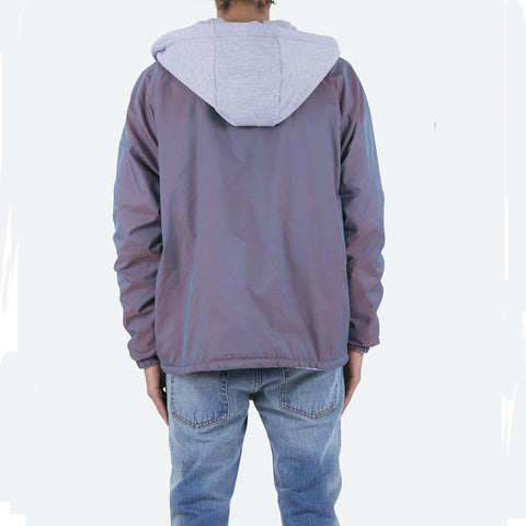 OEM Custom Men Street Coats Snap Closure Oversized Relaxed Fitted Hooded Coats Soft Washed Twill Jackets Men
