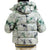 Wholesale Custom Streetwear Print Down Jacket Warm Thick Padded Bubble Man's Puffer Jacket