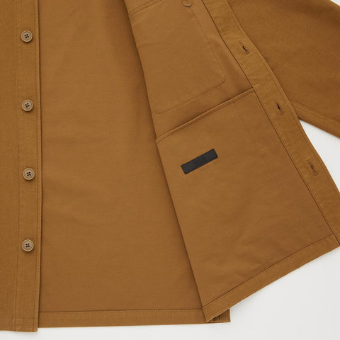 Custom Winter Men's Jacket OEM Loose Fitted Over Sized Casual Coats Turn-Down Collar Cotton Canvas Jackets