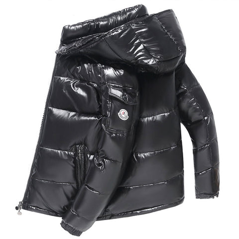 Wholesale Fashion Winter Cotton Custom Designer Man Warm Coats Zipper Hooded Down Bubble Plus Size Men's Puffer Jacket