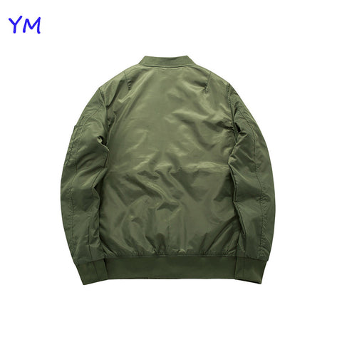 OEM/ODM Wholesale High Quality Winter Coats Custom Mens Bomber Jacket Logo Print Warm Quilted Varsity Jacket