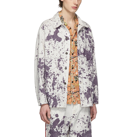 OEM Low MOQ Custom Full Print Buttons Up Long Sleeves Regular Length Fashionable No Lining Jeans Jacket for Men