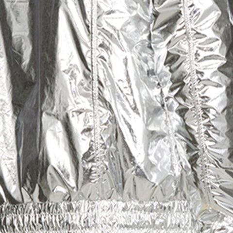 Silver Hot Selling Hooded with Drawstring Padded Men Fashionable Winter Wearing Metallic Jacket