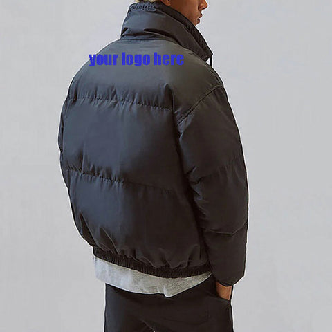 OEM Custom High Quality Wholesales Plus Size Winter High Street Cotton Coat Loose Zipper Casual Outdoor Down Men Women Jacket