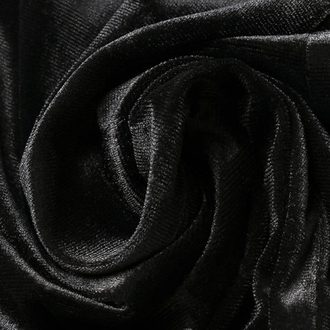 OEM Custom Sexy Classic Party Bodycon One-shouldered Women's Velvet Dress