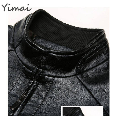 Wholesale Heavyweight Windproof High Quality Business Gentleman Stand-up Collar Zipper Casual Jacket Plus Size Men's Jacket