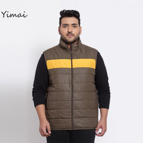 Men's Puffer Quilted Vests & Waistcoats Bubble Warm Men Custom LOGO Sleeveless Heated Vest Jackets for Winter