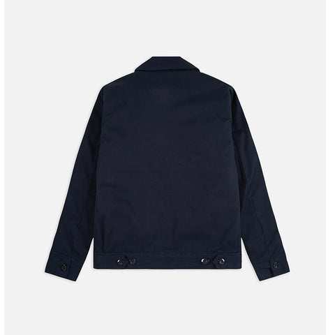 Custom Woven Patches Winter Plus Size Coats Men Patch Pocket Silver Zip UP Cotton Twill Quilted Work Jackets for Men