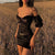 OEM Custom Sexy Classic Party Bodycon One-shouldered Women's Velvet Dress