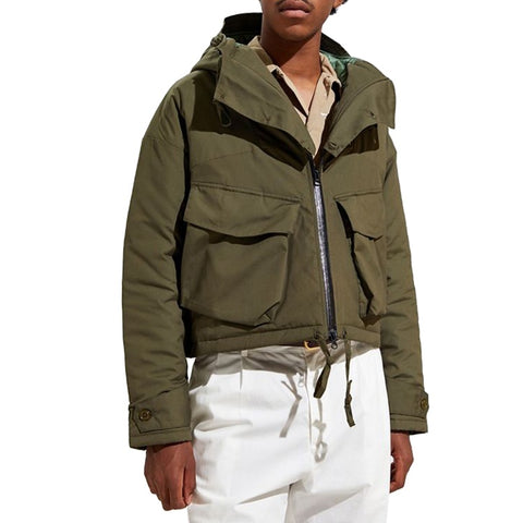 OEM Custom Logo High Quality Wholesale Oversize Outdoor Casual Style Cropped hooded Jackets