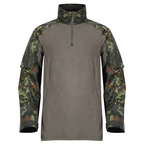 OEM Design Army Tactical Combat Paintball Military Half Zipper Plus Size Camouflage Work Jacket Marine Hunting Uniform For Men