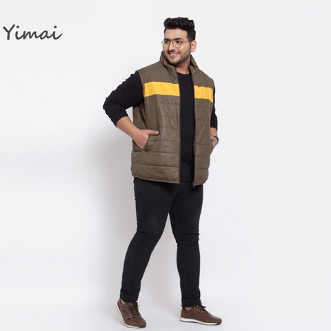 Men's Puffer Quilted Vests & Waistcoats Bubble Warm Men Custom LOGO Sleeveless Heated Vest Jackets for Winter
