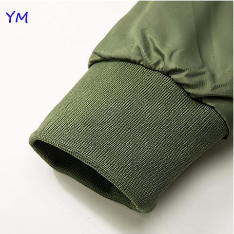 OEM/ODM Wholesale High Quality Winter Coats Custom Mens Bomber Jacket Logo Print Warm Quilted Varsity Jacket