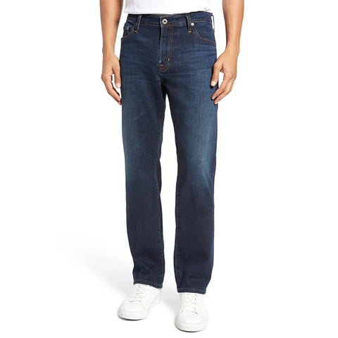 New Arrival Streetwear Straight Leg Loose Fit Men 100% Cotton Washed Baggy Jeans